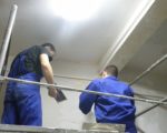 Prace budowlane – remont korytarza